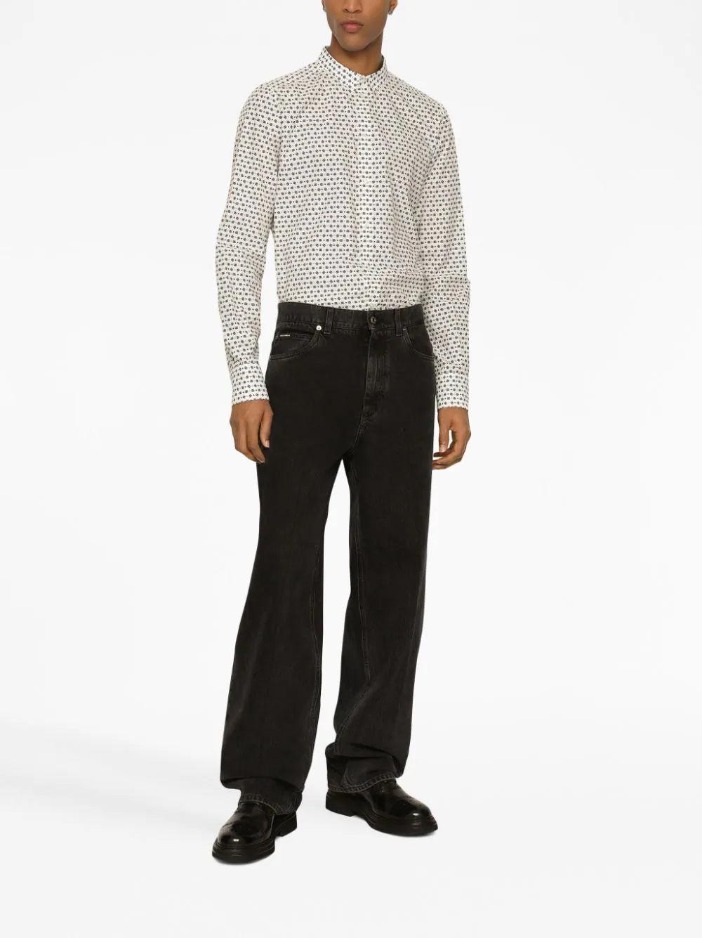 Dolce & Gabbana Shirt With Dg Monogram Print
