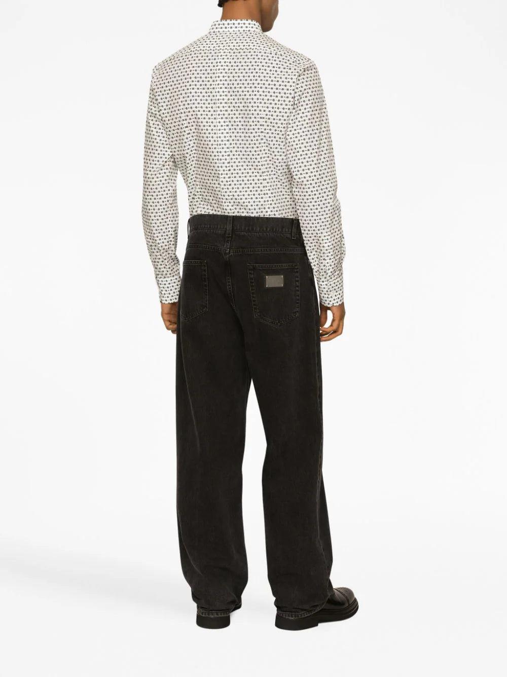 Dolce & Gabbana Shirt With Dg Monogram Print