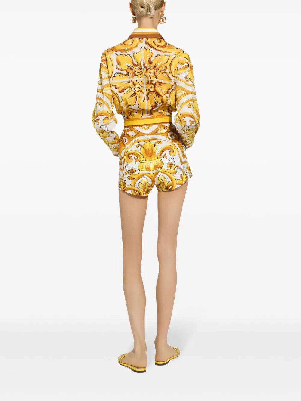 Dolce & Gabbana Shirt With Majolica Print