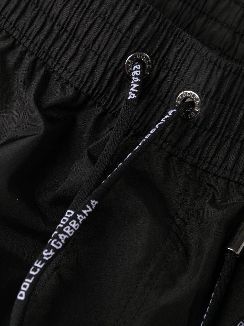 Dolce & Gabbana Short Swim Trunks With Branded Tag