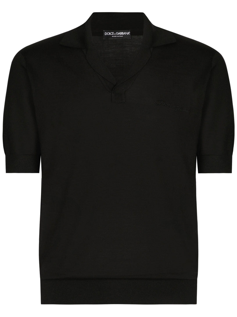 Dolce & Gabbana Silk polo shirt