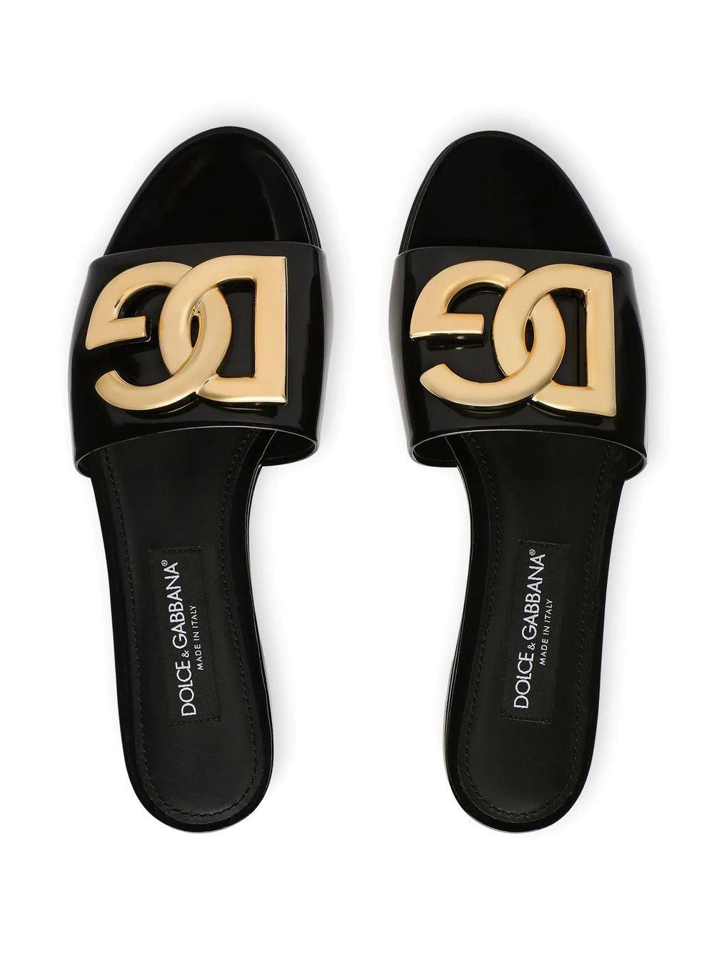 Dolce & Gabbana Slides With Dg Logo