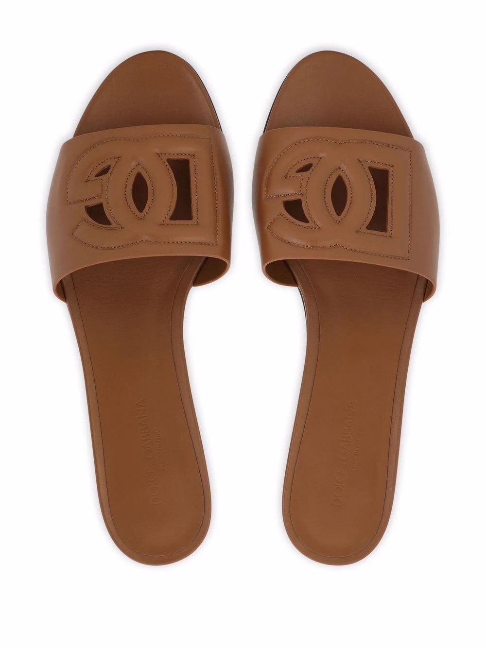 Dolce & Gabbana Slides With Dg Millennials Logo