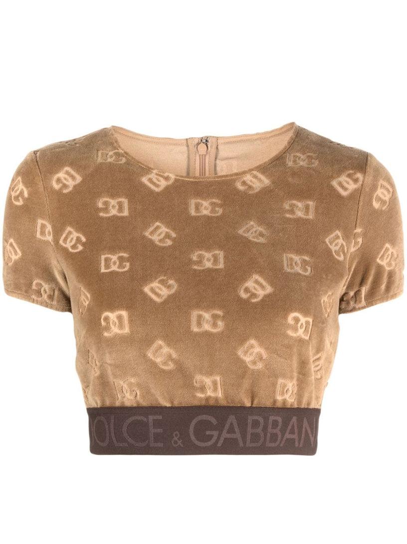 Dolce & Gabbana T-shirt with all-over dg logo
