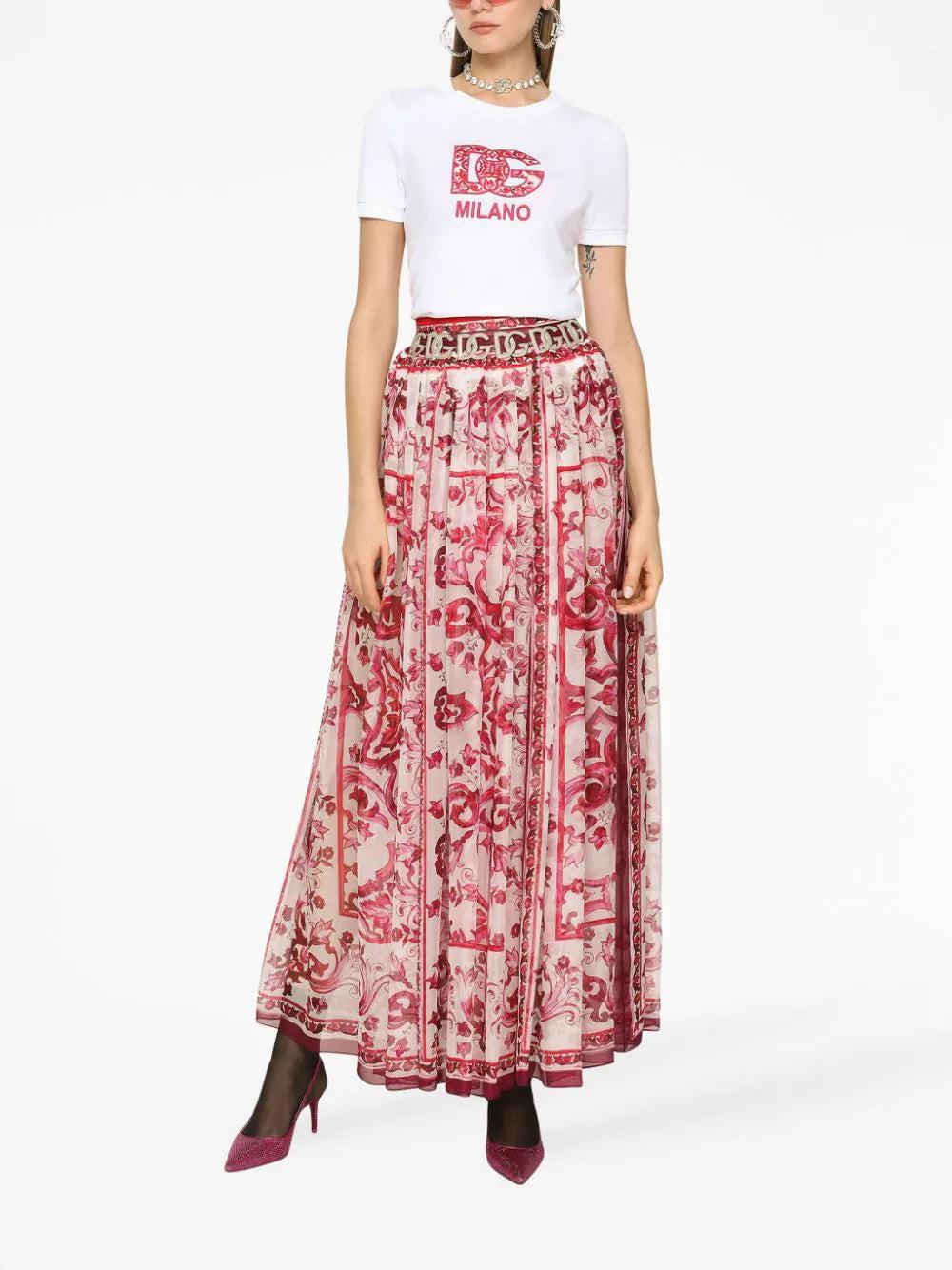 Dolce & Gabbana T-shirt With Dg Logo Patch