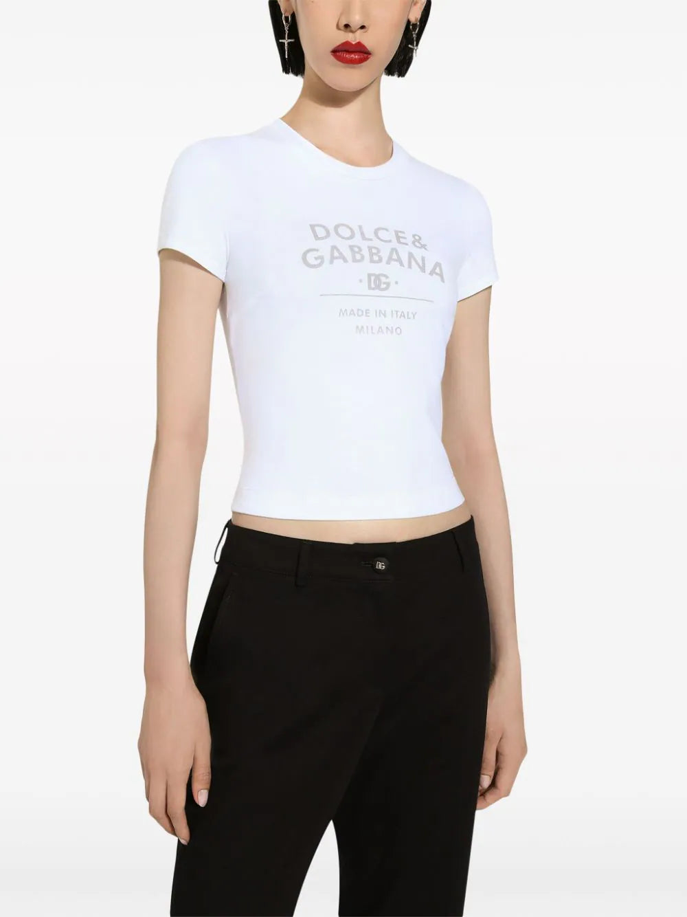 Dolce & Gabbana T-shirt With Dolce&gabbana Lettering