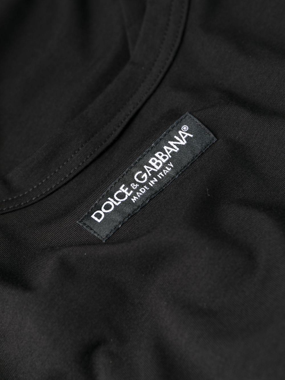 Dolce & Gabbana Tank Top With Logo Label