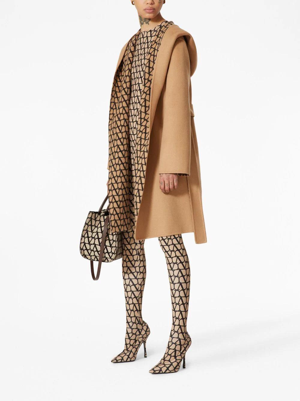 Valentino Garavani Double Coat In Toile Iconographe