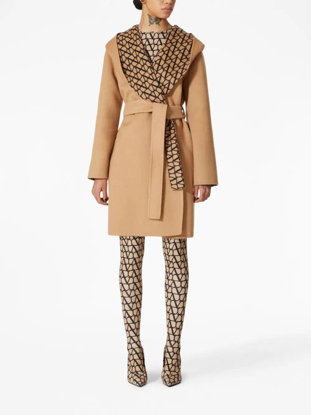 Valentino Garavani Double Coat In Toile Iconographe