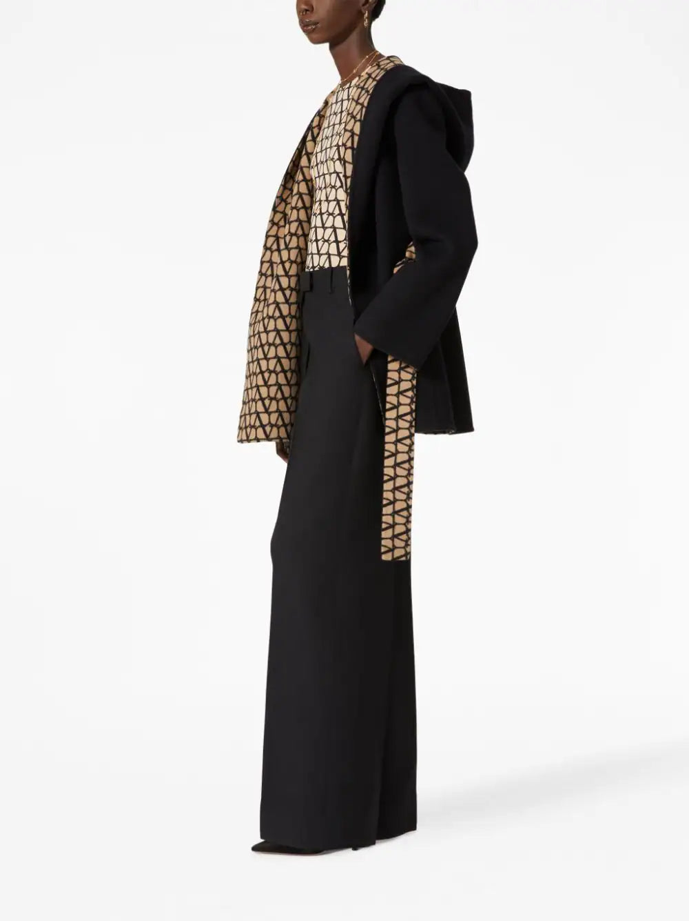 Valentino Garavani Double Coat In Toile Iconographe