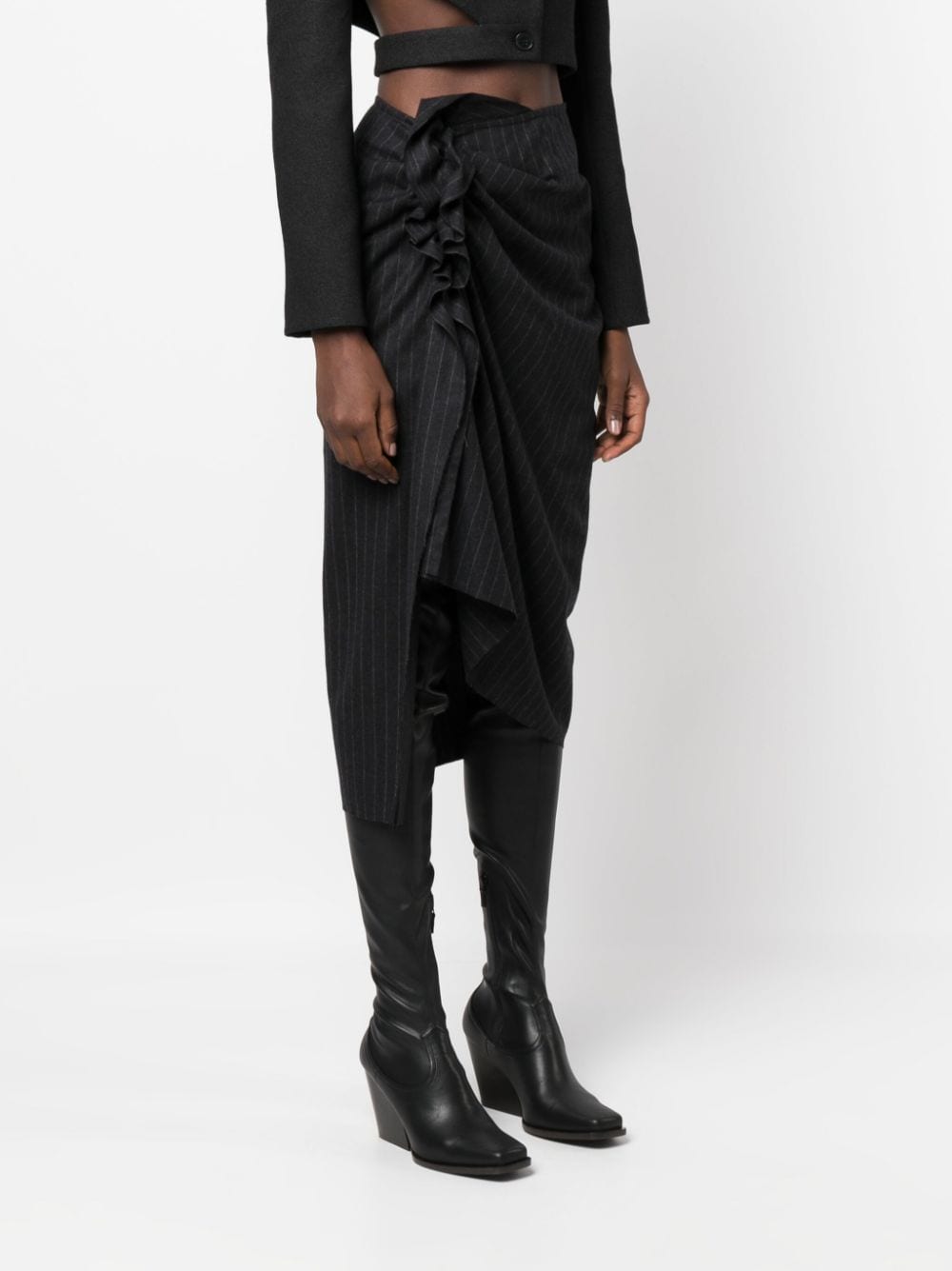 DRIES VAN NOTEN Sinam Midi Skirt