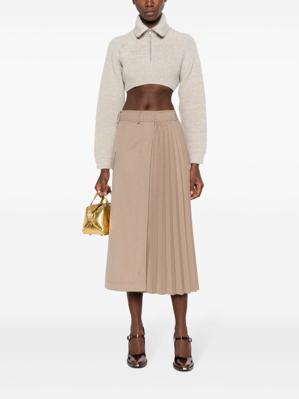 DRIES VAN NOTEN Tebbie Cropped Sweater