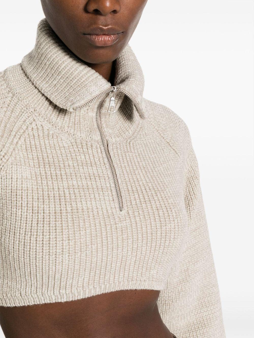 DRIES VAN NOTEN Tebbie Cropped Sweater