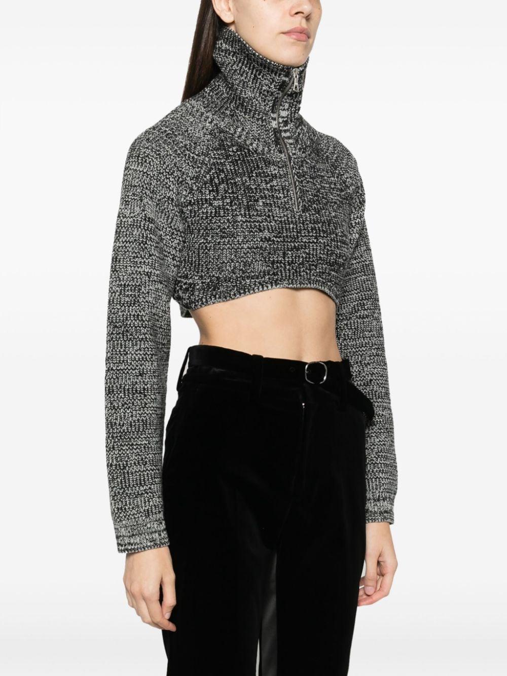 DRIES VAN NOTEN Tebbie Cropped Sweater