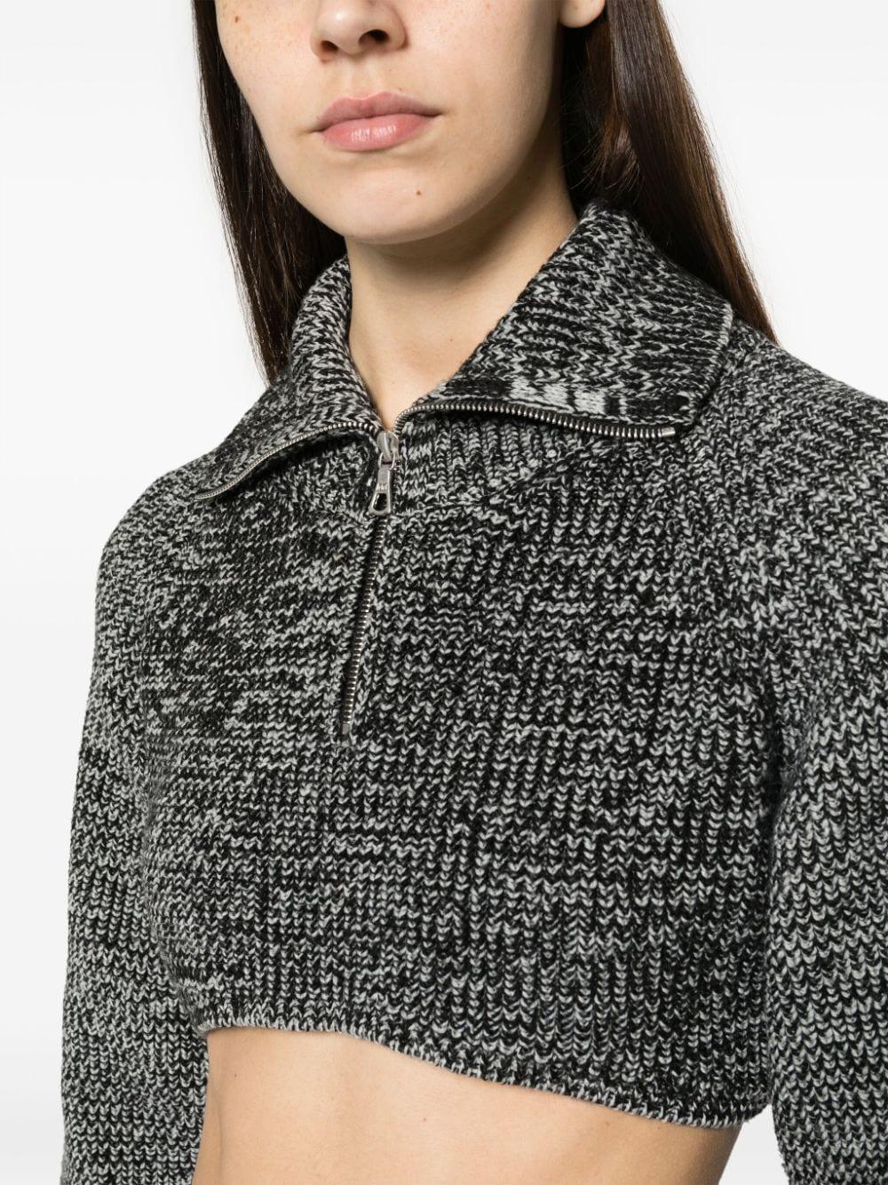 DRIES VAN NOTEN Tebbie Cropped Sweater