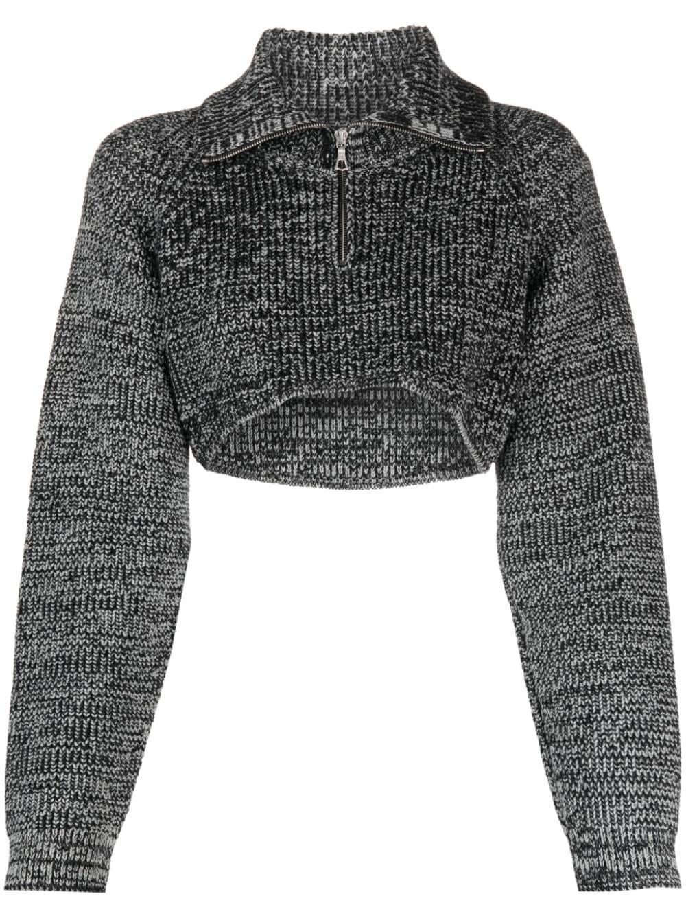 DRIES VAN NOTEN Tebbie Cropped Sweater