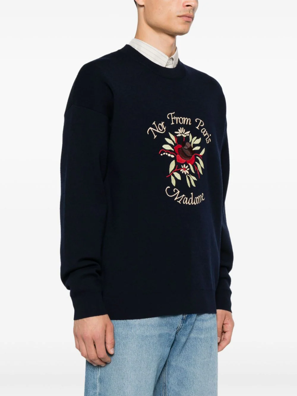 Drôle De Monsieur La Maille Slogan Fleurs