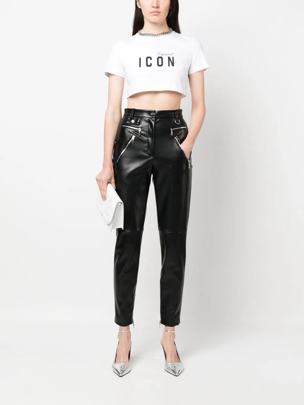 DSQUARED2 Icon Cropped T-shirt