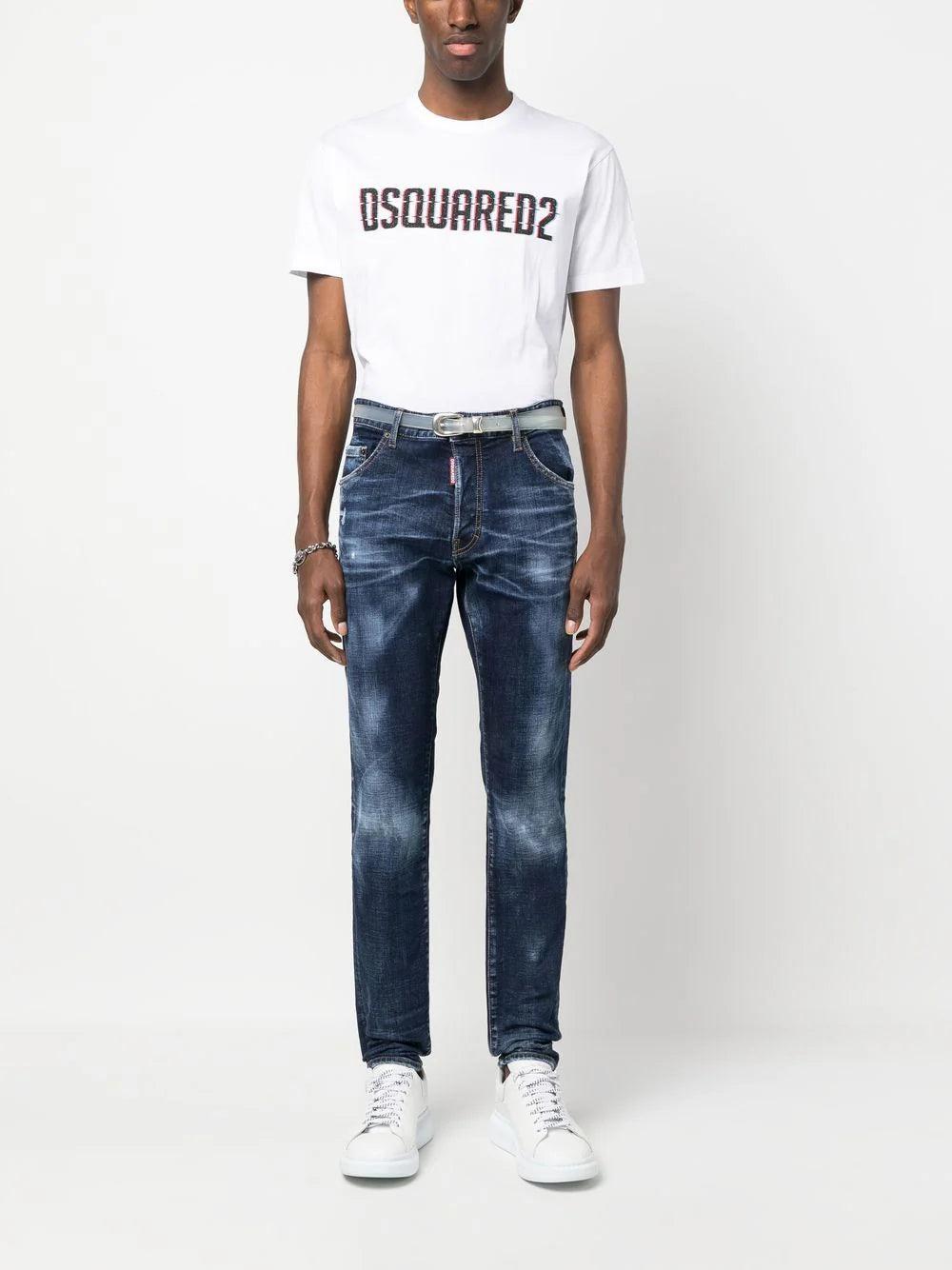 DSQUARED2 Logo-print Cotton T-shirt