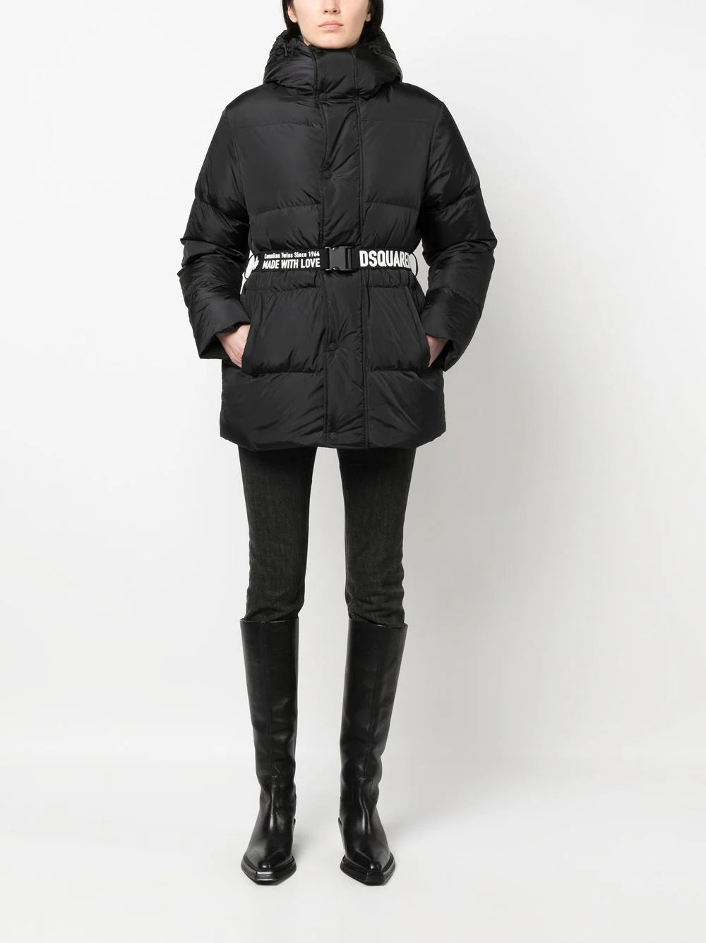 DSQUARED2 Logo Puff Coat