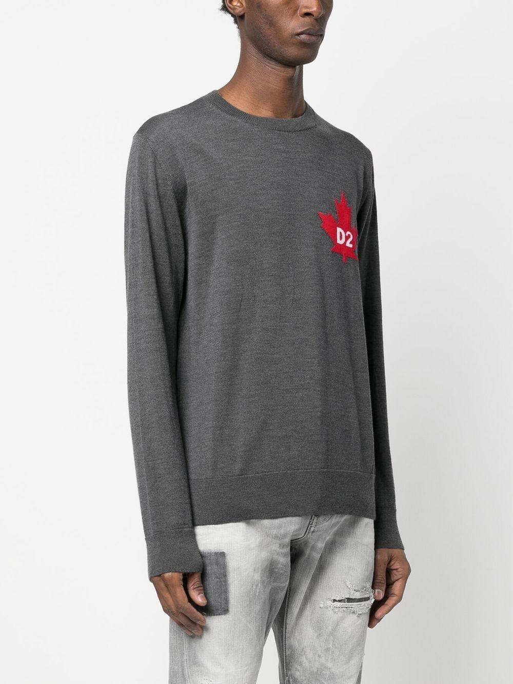 DSQUARED2 Maple Leaf-motif Jumper
