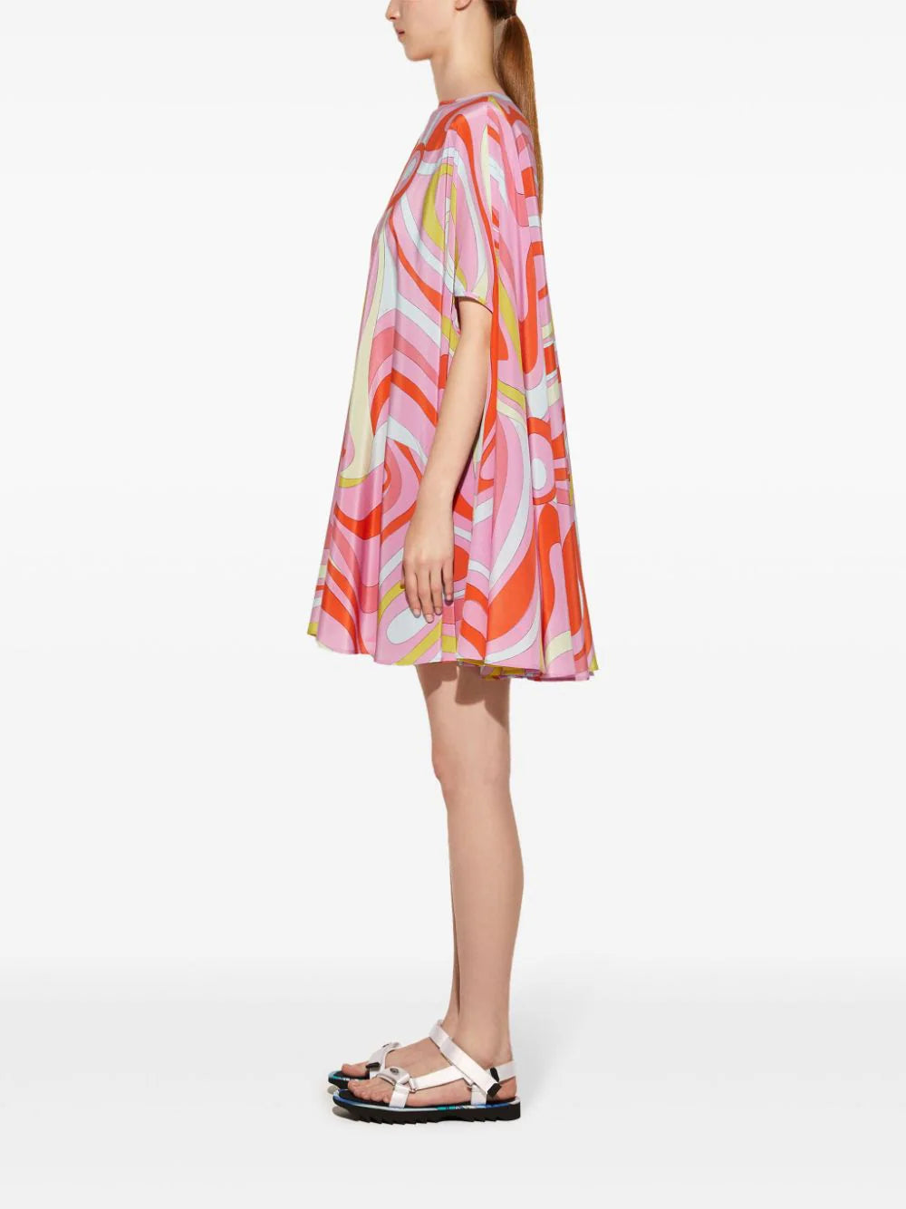 Emilio Pucci Marmo-print Kaftan
