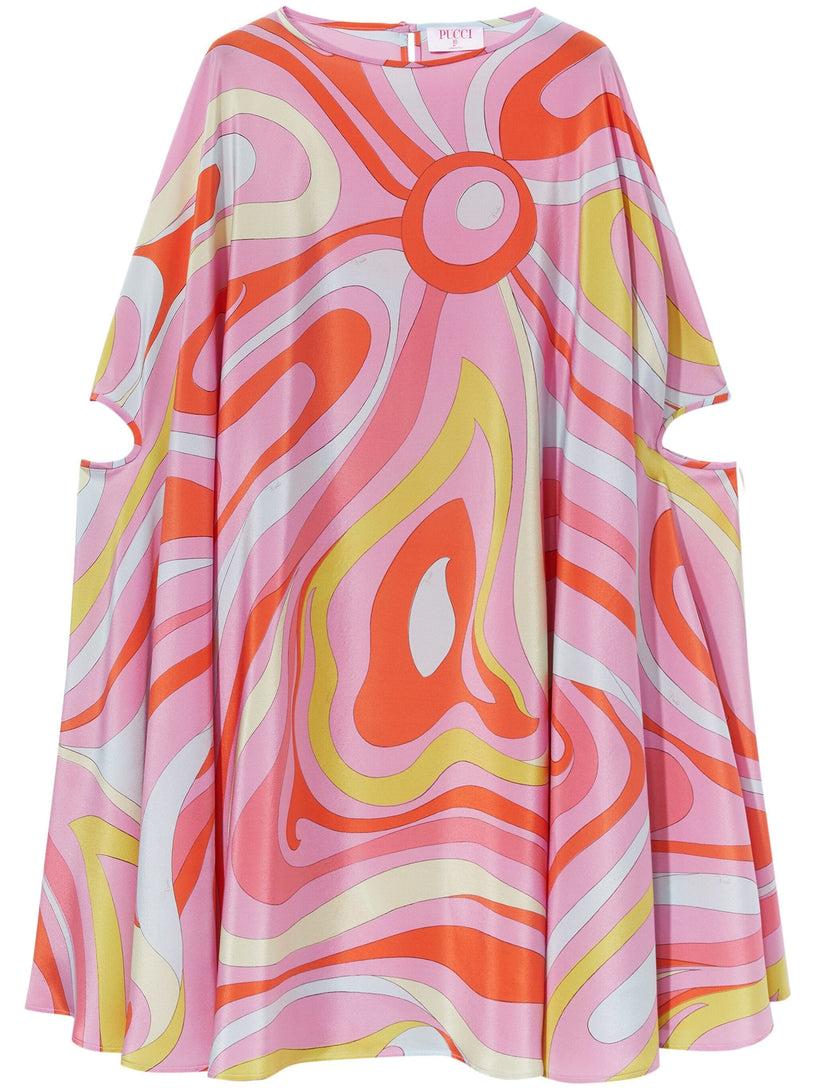 Emilio Pucci Marmo-print kaftan