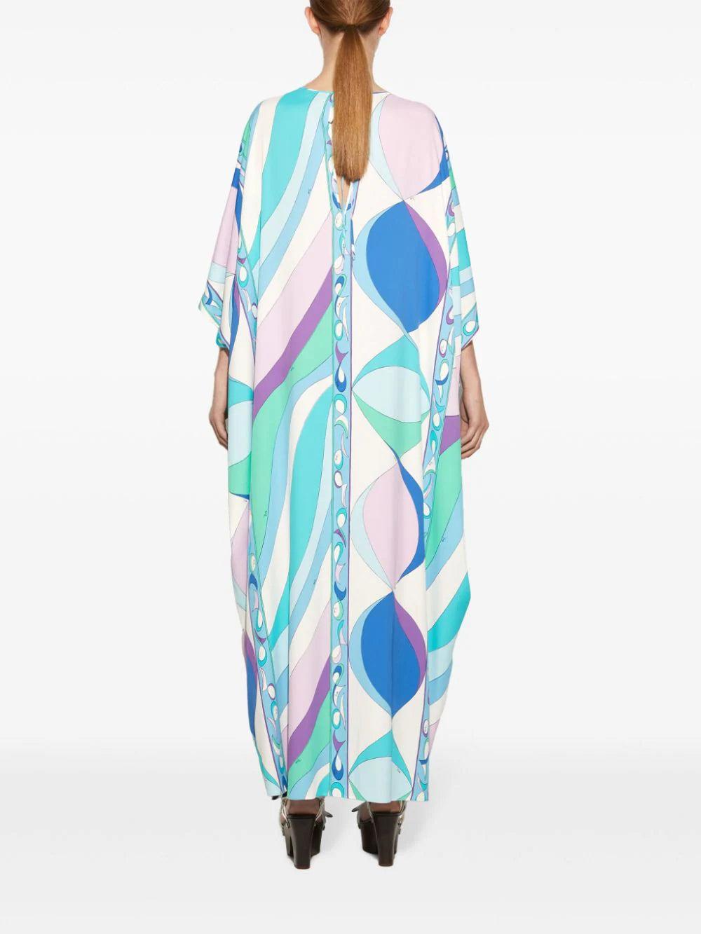 Emilio Pucci Pesci-print Kaftan