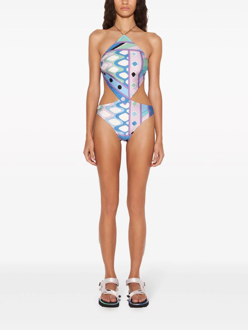 Emilio Pucci Vivara-print Swimsuit