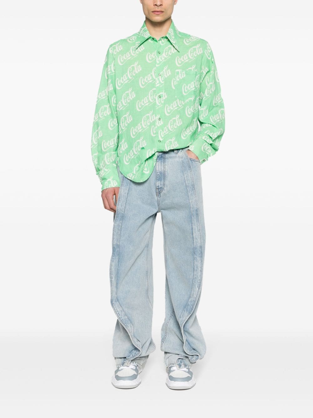 ERL Shirt With Coca-cola Print