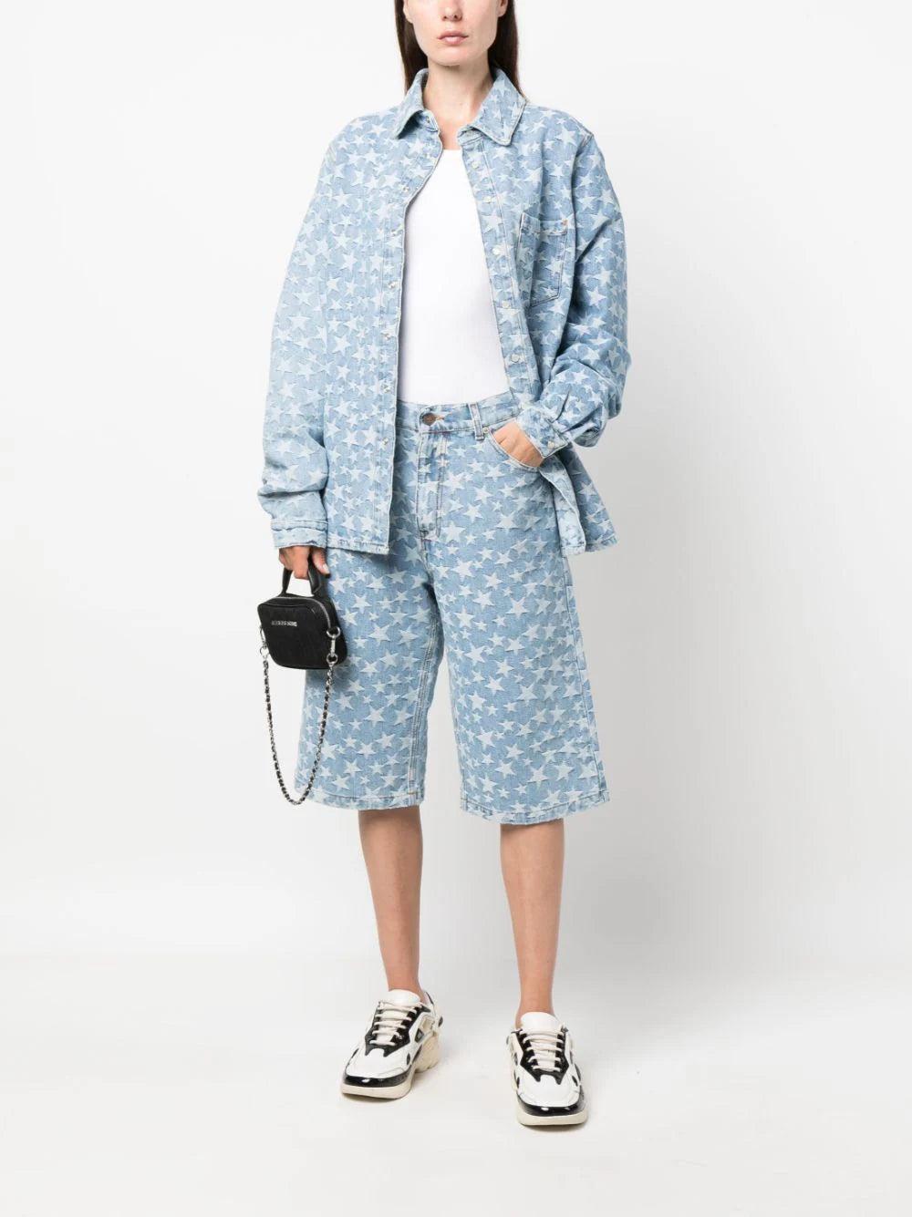 ERL Star Denim Shirt