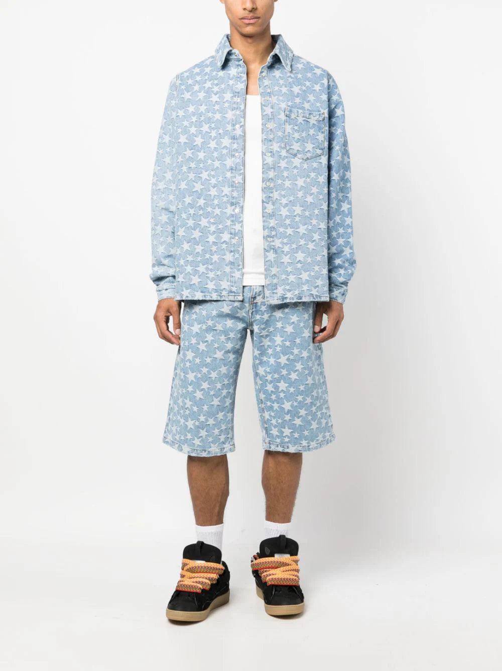 ERL Star Denim Shirt