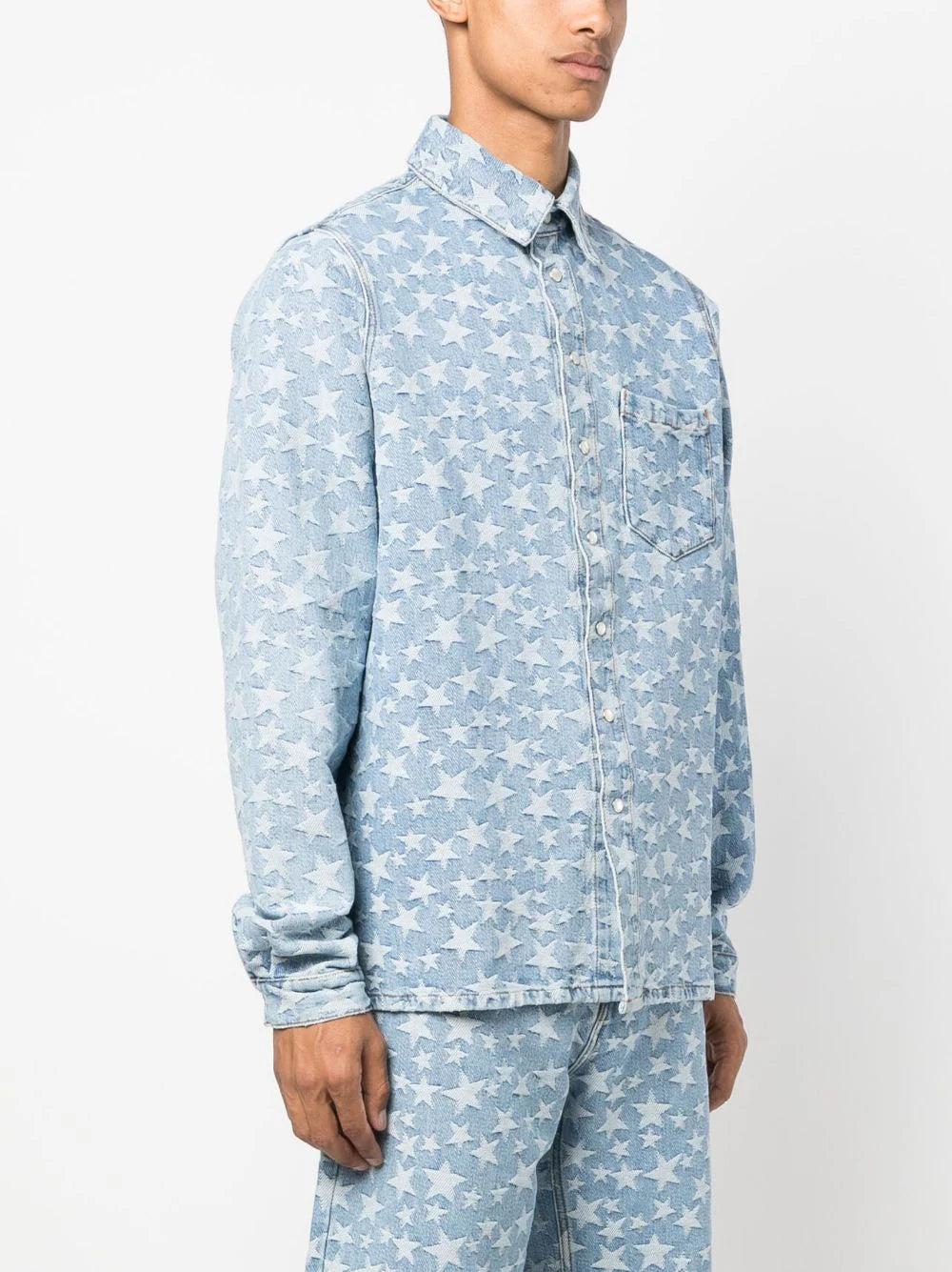 ERL Star Denim Shirt