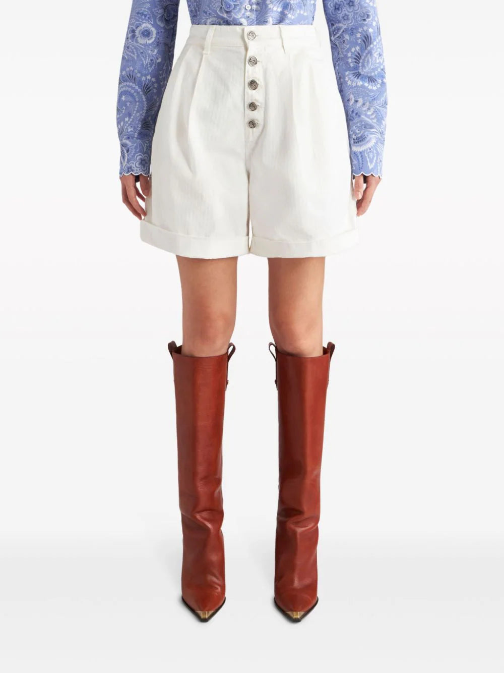 ETRO Bermuda Shorts With Buttons