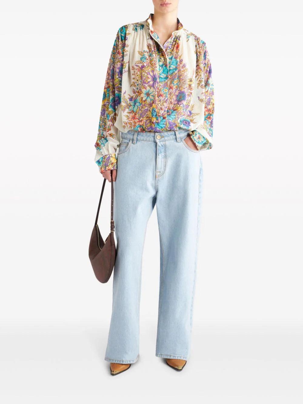 ETRO Blouse With Bouquet Print