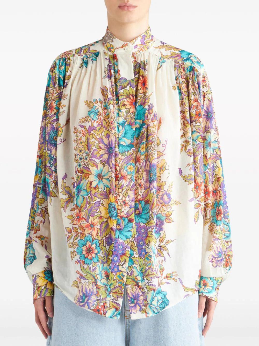 ETRO Blouse With Bouquet Print