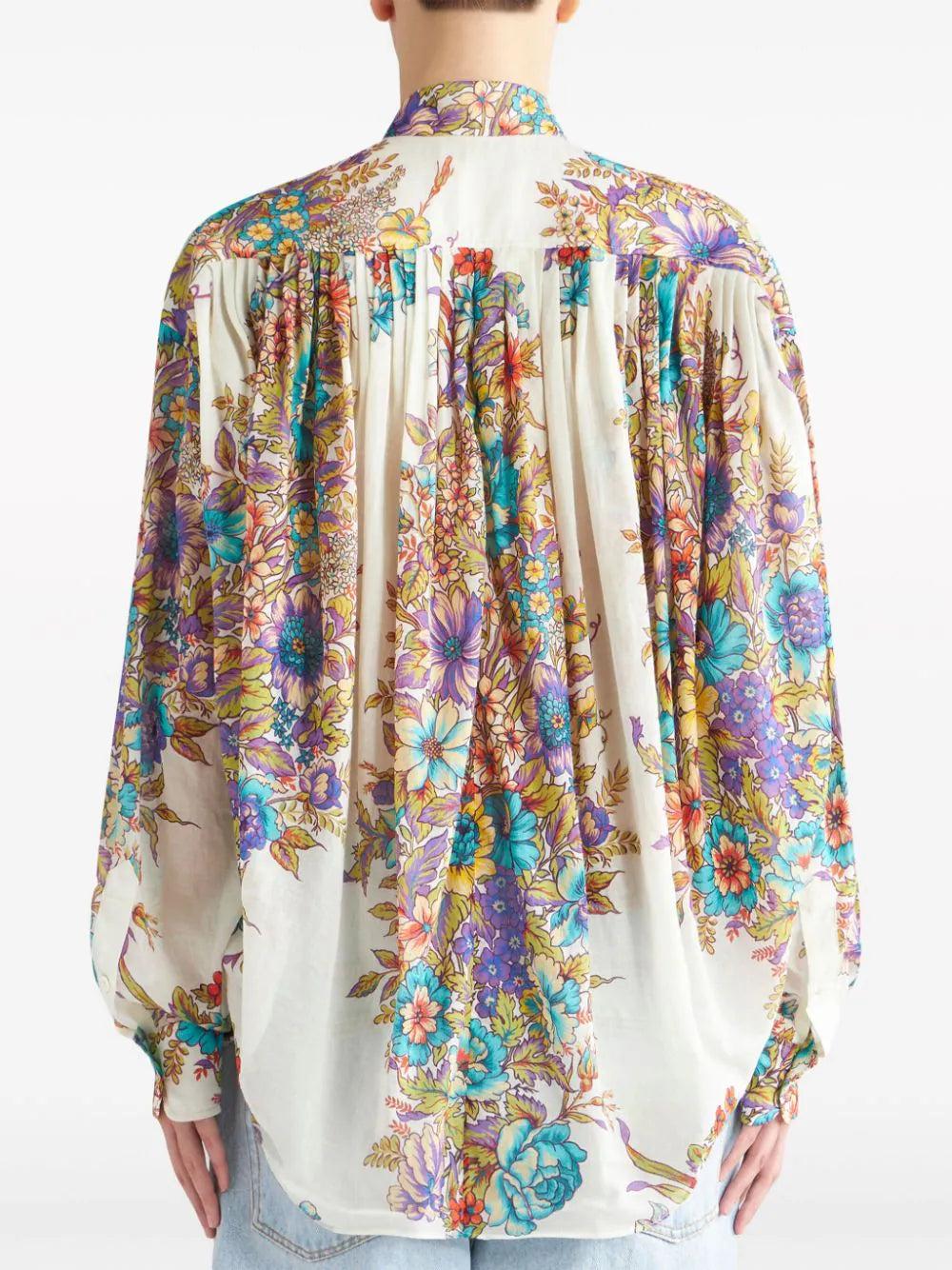 ETRO Blouse With Bouquet Print