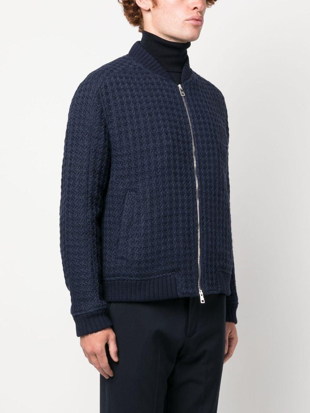 ETRO Bomber Jacket With Intarsia And Logo