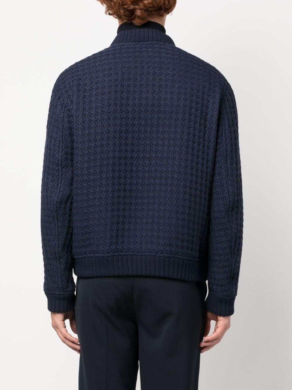 ETRO Bomber Jacket With Intarsia And Logo