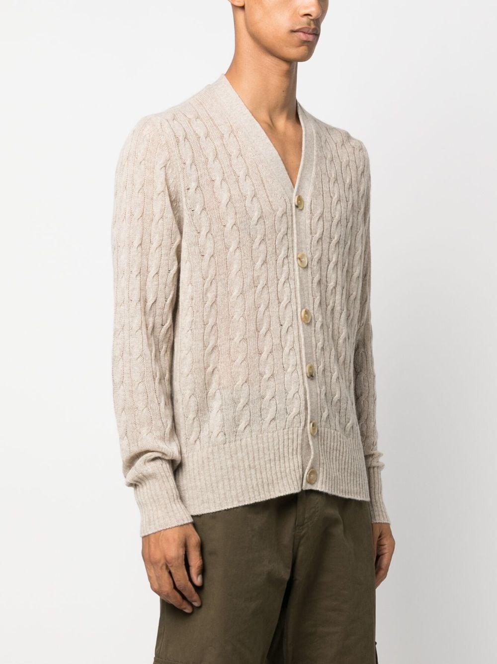 ETRO Cable-knit Cashmere Cardigan