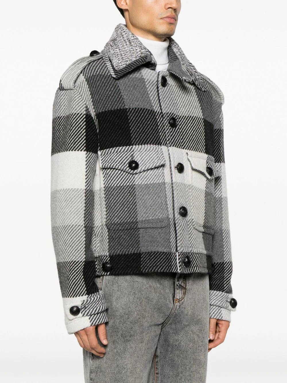 ETRO Checked Wool Jacket