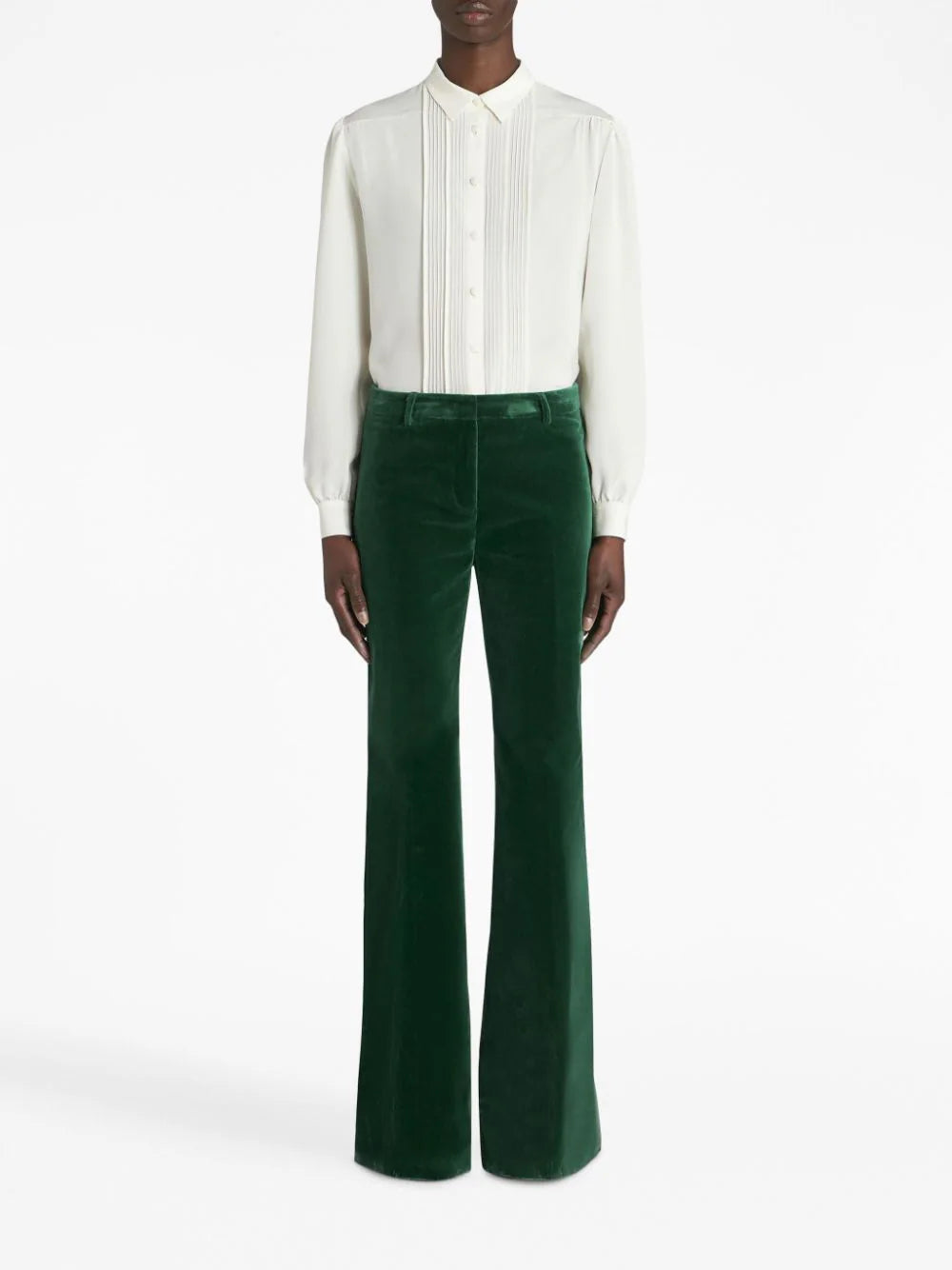 ETRO Flared Velvet Trousers