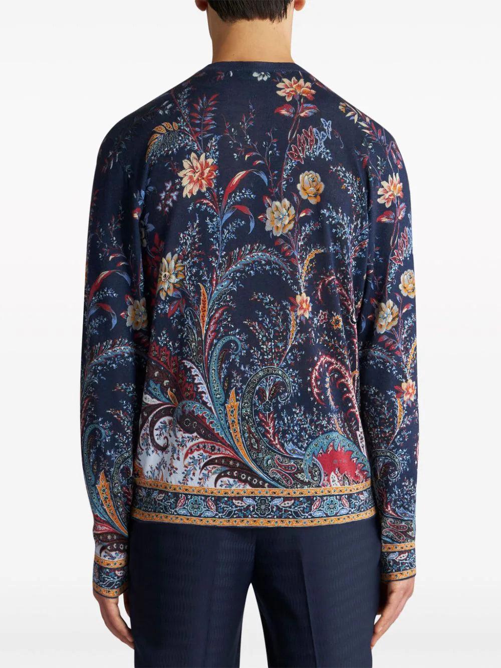 ETRO Floral Paisley Sweater