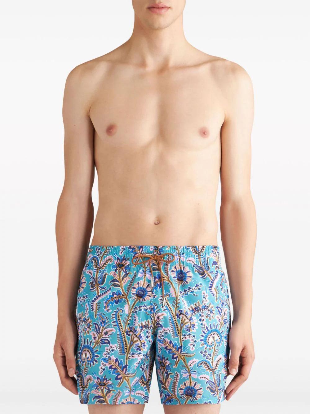 ETRO Floral Swim Shorts