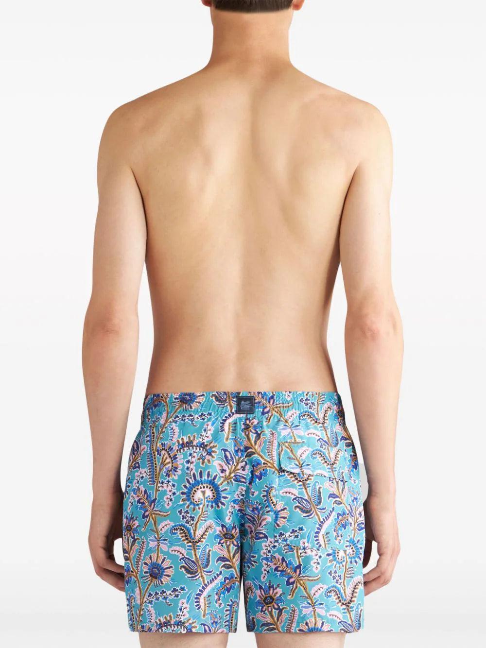 ETRO Floral Swim Shorts