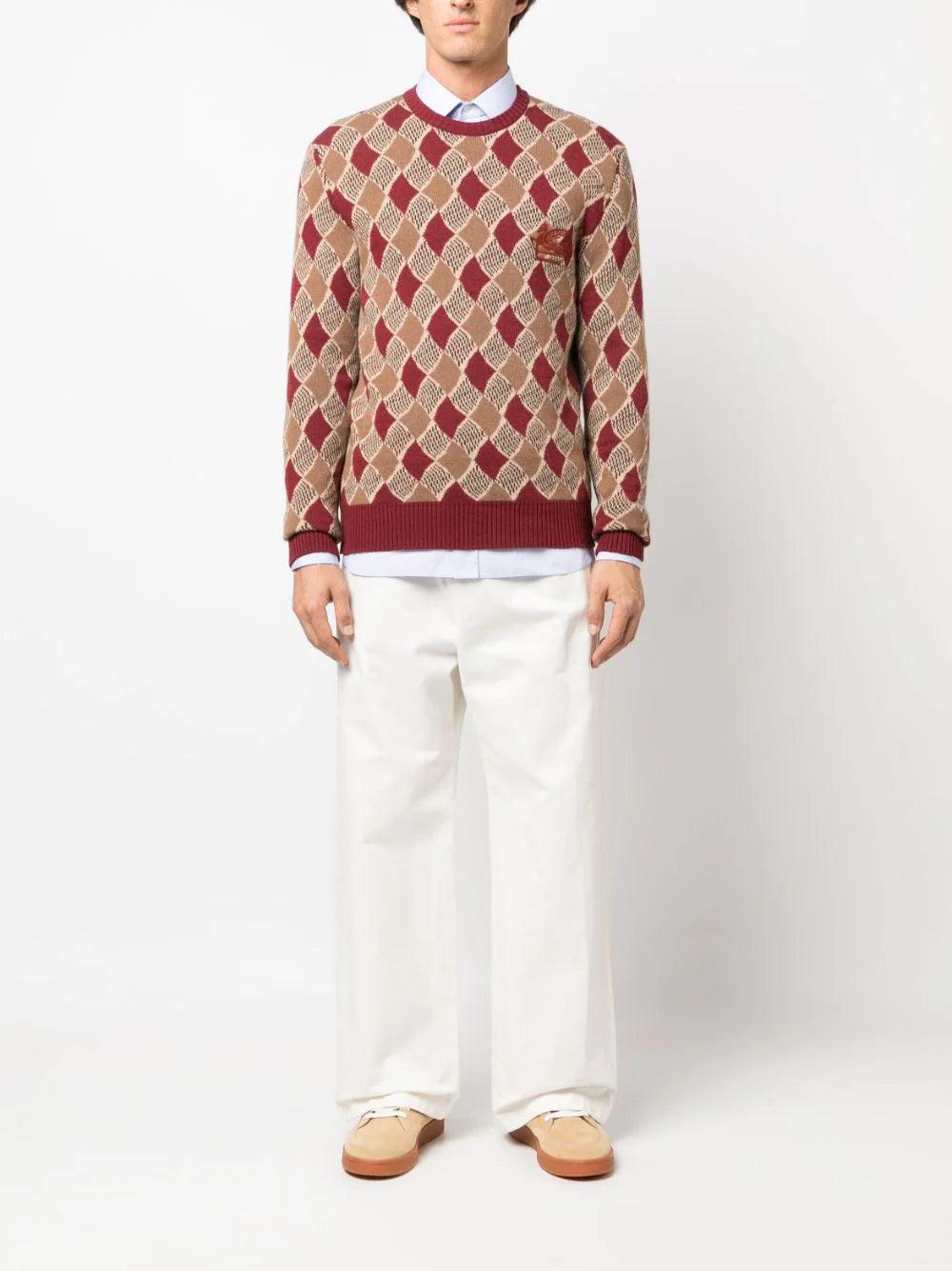 ETRO Jumper With Diamond Pattern