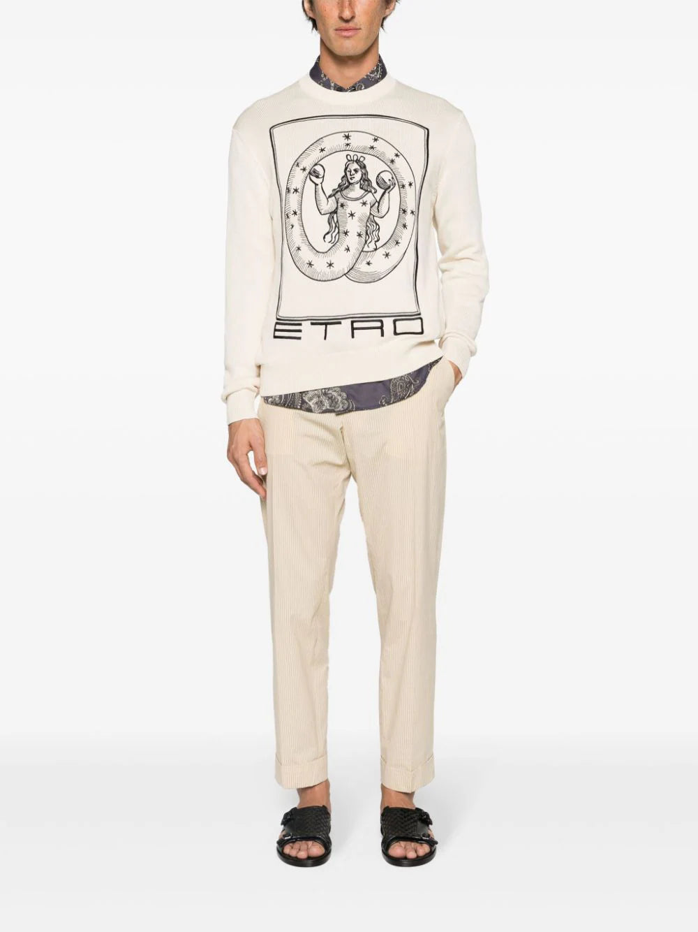 ETRO Logo Embroidery Sweater