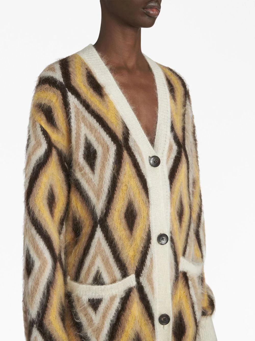 ETRO Maxi Jacquard Cardigan