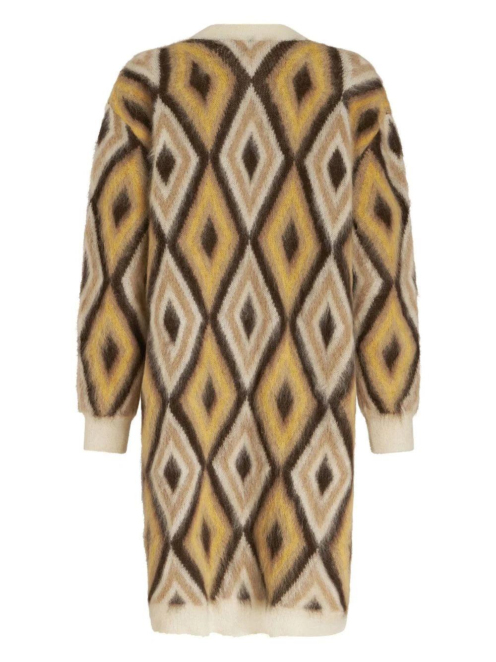 ETRO Maxi Jacquard Cardigan
