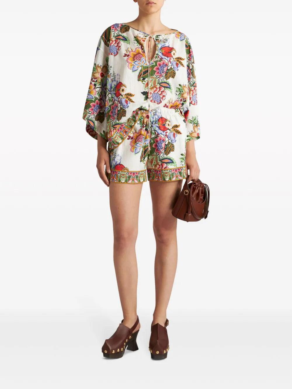 ETRO Multicoloured Bouquet Shorts